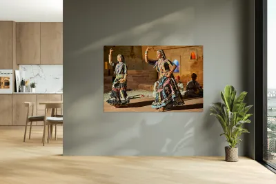 Traditional dance performance in Khimsar Rajasthan showcases cul Reproduction