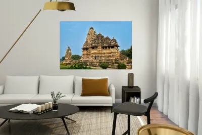 Visit to Khajuraho temples in Madhya Pradesh India Reproduction
