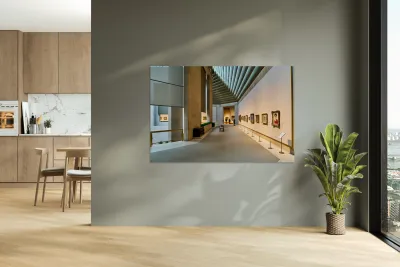 Visitors explore the Robert Lehman Collection at Metropolitan Mu Reproduction