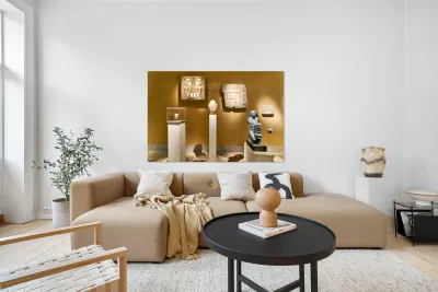 Usermontus sarcophagus at the Met in New York Reproduction