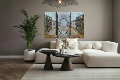 Exploring the crypt in the Norman Cathedral of Gerace Calabria I Reproduction