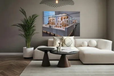 Exploring ancient artifacts at the National Museum of Magna Grec Reproduction