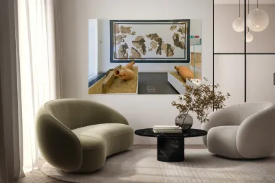 Exploring ancient artifacts at the National Museum of Magna Grec Reproduction