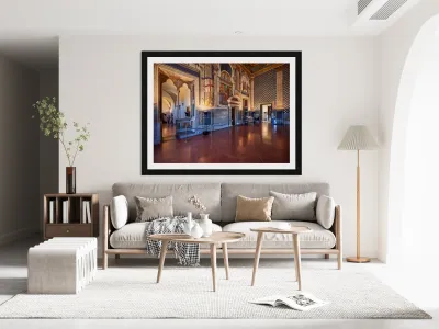 Museums in Palazzo Vecchio present art and history in Florence Reproduction