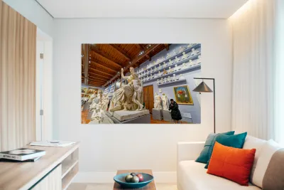 Exploring gipsoteca bartolini in florence tuscany italy Reproduction