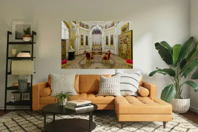 Exploring the palatine gallery in palazzo pitti florence tuscany Reproduction