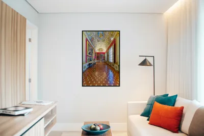 Stunning gallery in Palazzo Pitti Florence Tuscany Reproduction