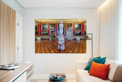 Venus statue by Antonio Canova in Palazzo Pitti museum in Floren Reproduction