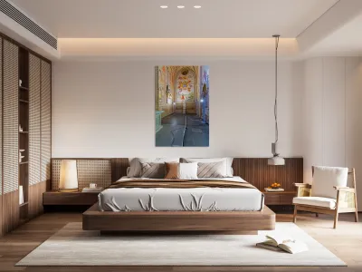 Visit to Basilica di Santa Croce in Florence Tuscany Italy Reproduction