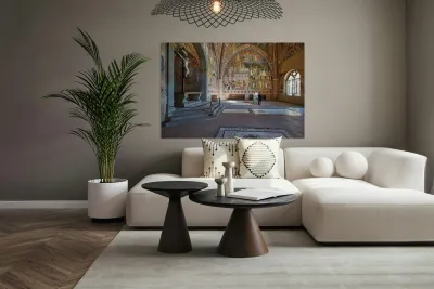 Visit to santa maria novella church in florence tuscany italy Reproduction