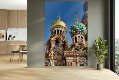 Church of the savior on the spilled blood in st. petersburg Reproduction