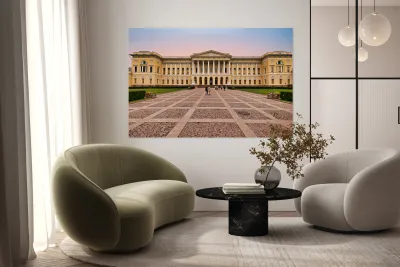 Visitors explore the Russian Museum in Saint Petersburg Reproduction