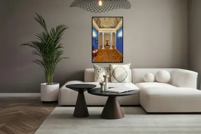 Exploring stroganov palace in st. petersburg russia Reproduction