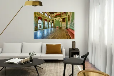 Kazan Cathedral in St. Petersburg shows historical architecture Reproduction