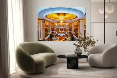 Visit to emirates palace hotel in abu dhabi Reproduction