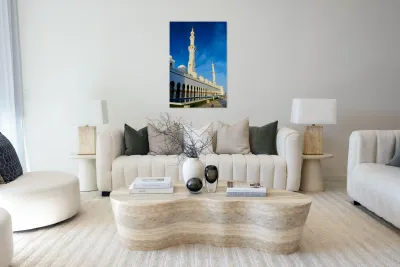 Visit to the iconic Sheikh Zayed Grand Mosque in Abu Dhabi Reproduction