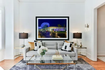 Explore W Abu Dhabi Yas Island at night in Abu Dhabi Reproduction