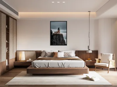 Timeless Sentinel of the North Shore Reproduction