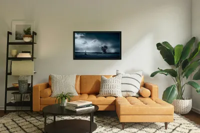 Majestic Tranquility: A Storm at the Angle in Gettysburg Reproduction