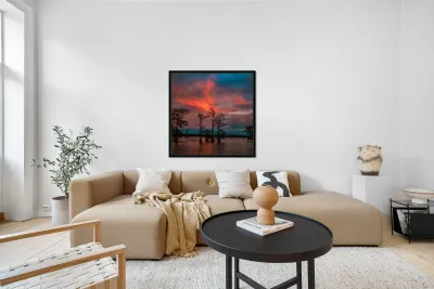 When the Sky Catches Fire Reproduction