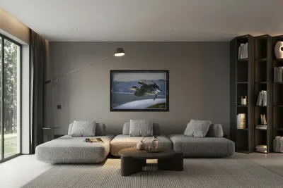 BLUE HERON LIFTOFF Reproduction