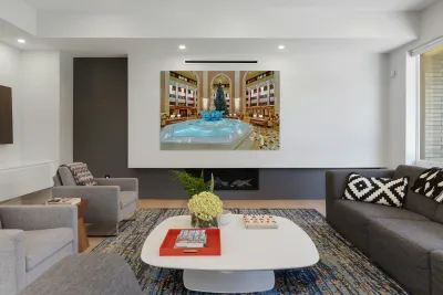 Holiday decoration in Al Bustan luxury hotel in Muscat Reproduction