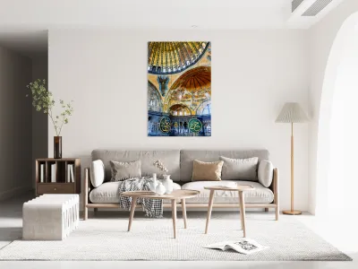 Hagia Sophia: A historic architectural gem in Istanbul Reproduction