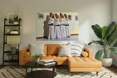 Whirling dervishes perform sufi dance in Istanbul Turkey Reproduction