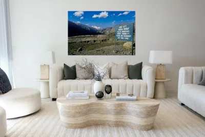 View of Nanga Parbat Peak in the Karakoram range Pakistan Reproduction