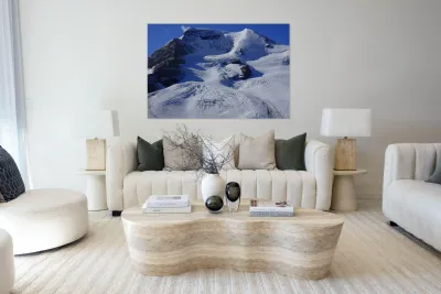 Mount Athabaska and Athabaska Glacier Reproduction