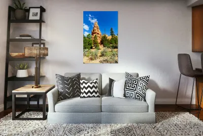 Visit to Dixie National Forest during a sunny afternoon Reproduction