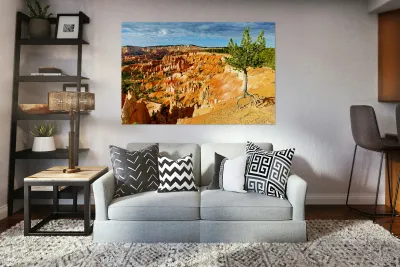 Sunrise at Bryce Canyon National Park near Sunrise Point Reproduction