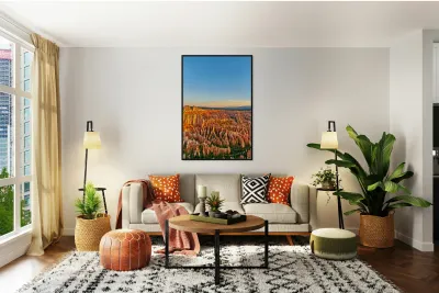 Sunset view from Bryce Point in Bryce Canyon National Park Reproduction