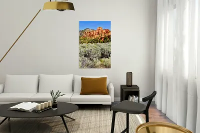 Visit Dixie National Forest in Utah with red rock formations Reproduction