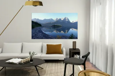 Upper Kananaskis Lake early morning Reproduction