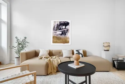 Wanderers Series On the Edge Monotype 300d 16x10. Reproduction