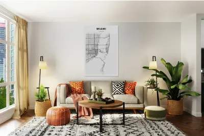 Miami portrait 2 3 Reproduction