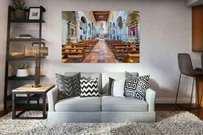 Exploring the church of san michele in borgo in pisa tuscany Reproduction