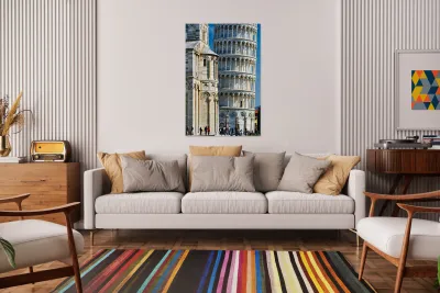 Visit the leaning tower and cathedral in pisa italy Reproduction