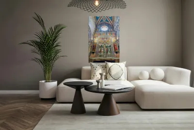 Interior of Collegiata di Santa Maria Assunta Reproduction