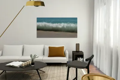 Aquamarine Florets 44.22 Reproduction