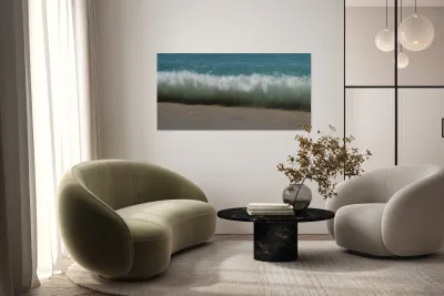 Aquamarine Florets 55.28 Reproduction