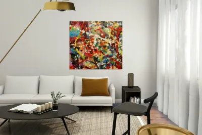 Jackson Pollock 8 Reproduction