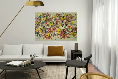 Jackson Pollock 6 Reproduction