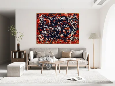Jackson Pollock 10 Reproduction