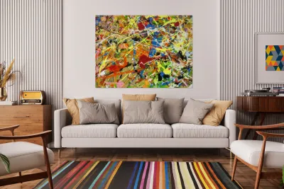 Jackson Pollock 12 Reproduction