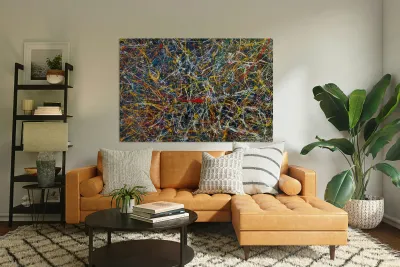 Jackson Pollock 30 Reproduction