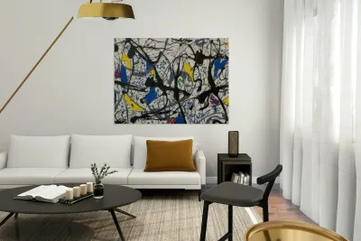 Jackson Pollock 13 Reproduction