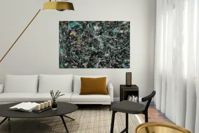 Jackson Pollock 16 Reproduction