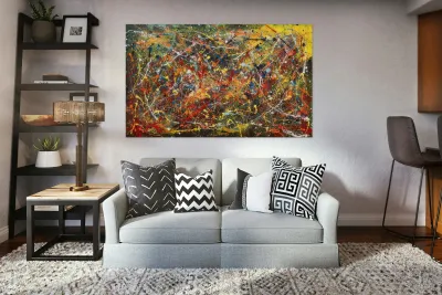 Jackson Pollock 32 Reproduction